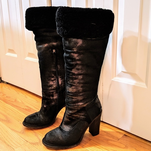 cowhide ugg boots